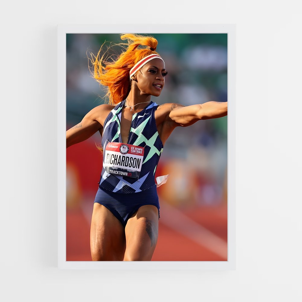 Poster Lancer d'Étoiles – affiche Athlétisme (vue 3)